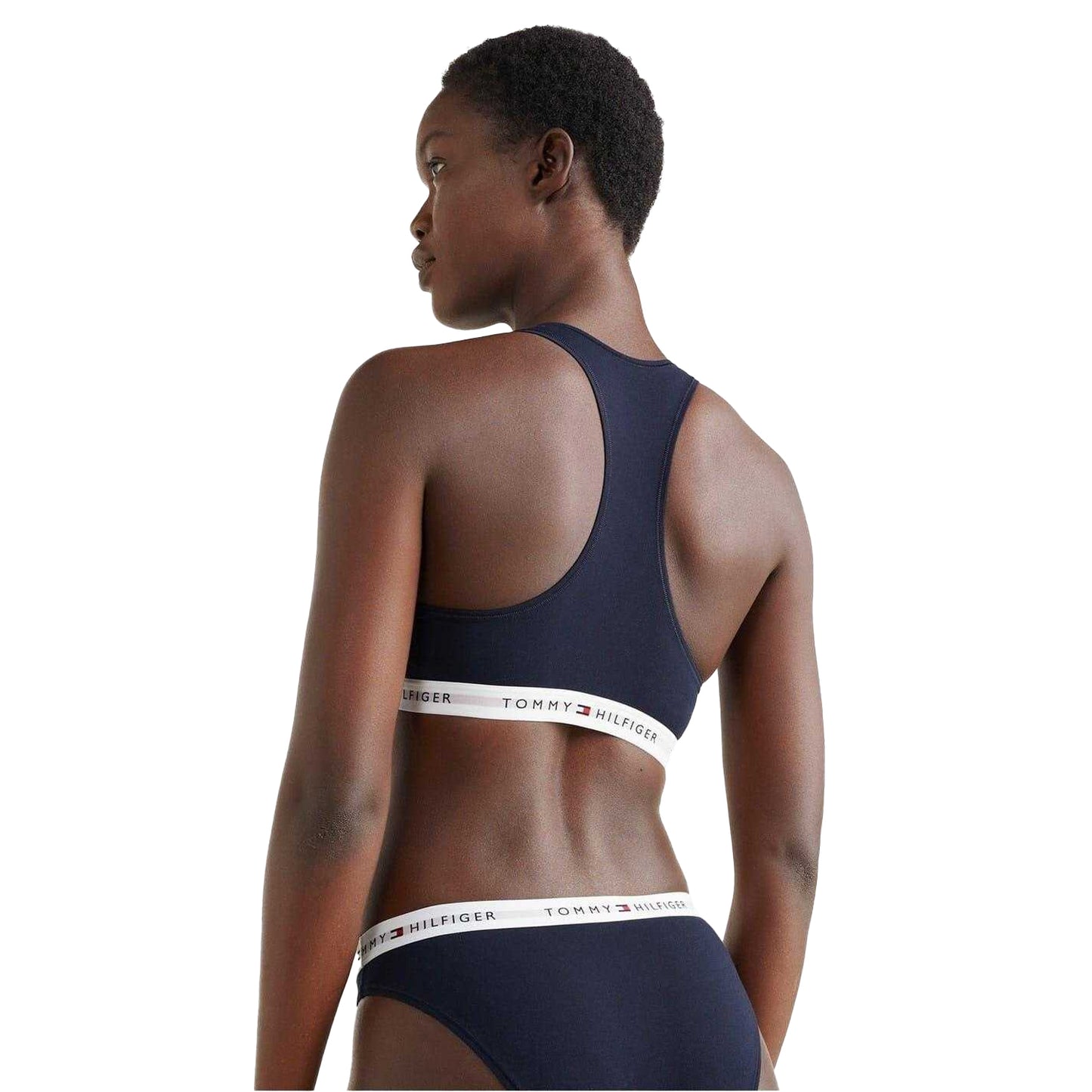 Desert Sky - Side - Tommy Hilfiger Womens-Ladies Cotton Blend Bralette