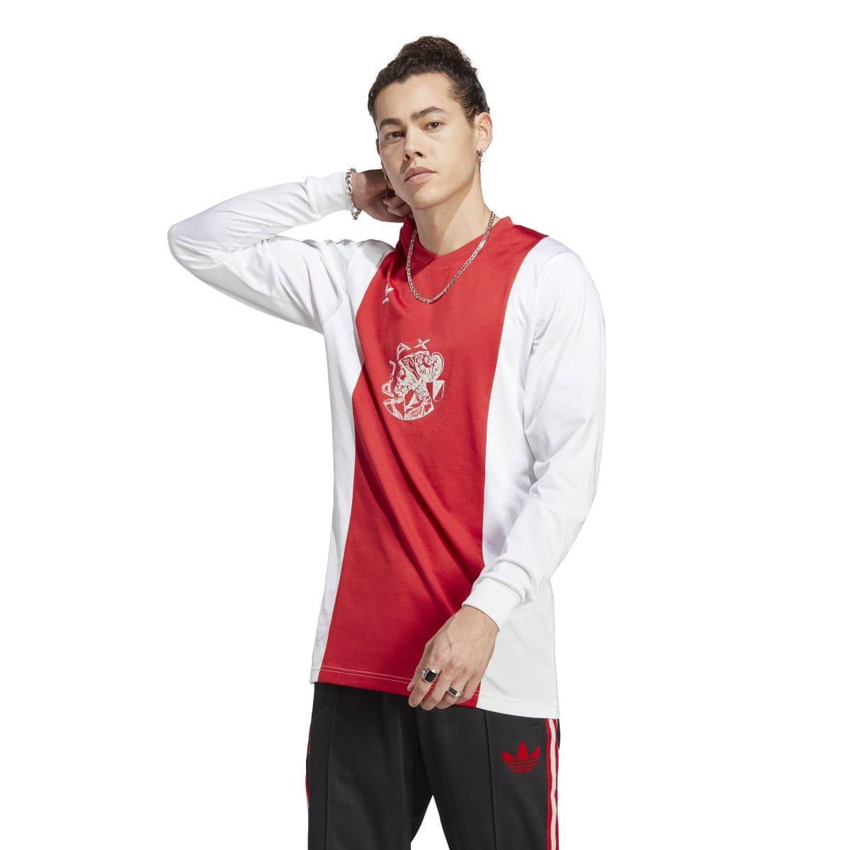 Red - Lifestyle - Adidas Mens OG Ajax Amsterdam Jersey