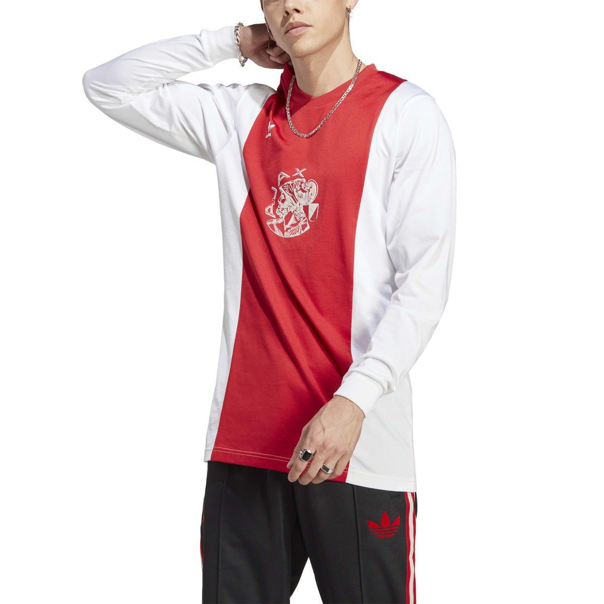Red - Side - Adidas Mens OG Ajax Amsterdam Jersey