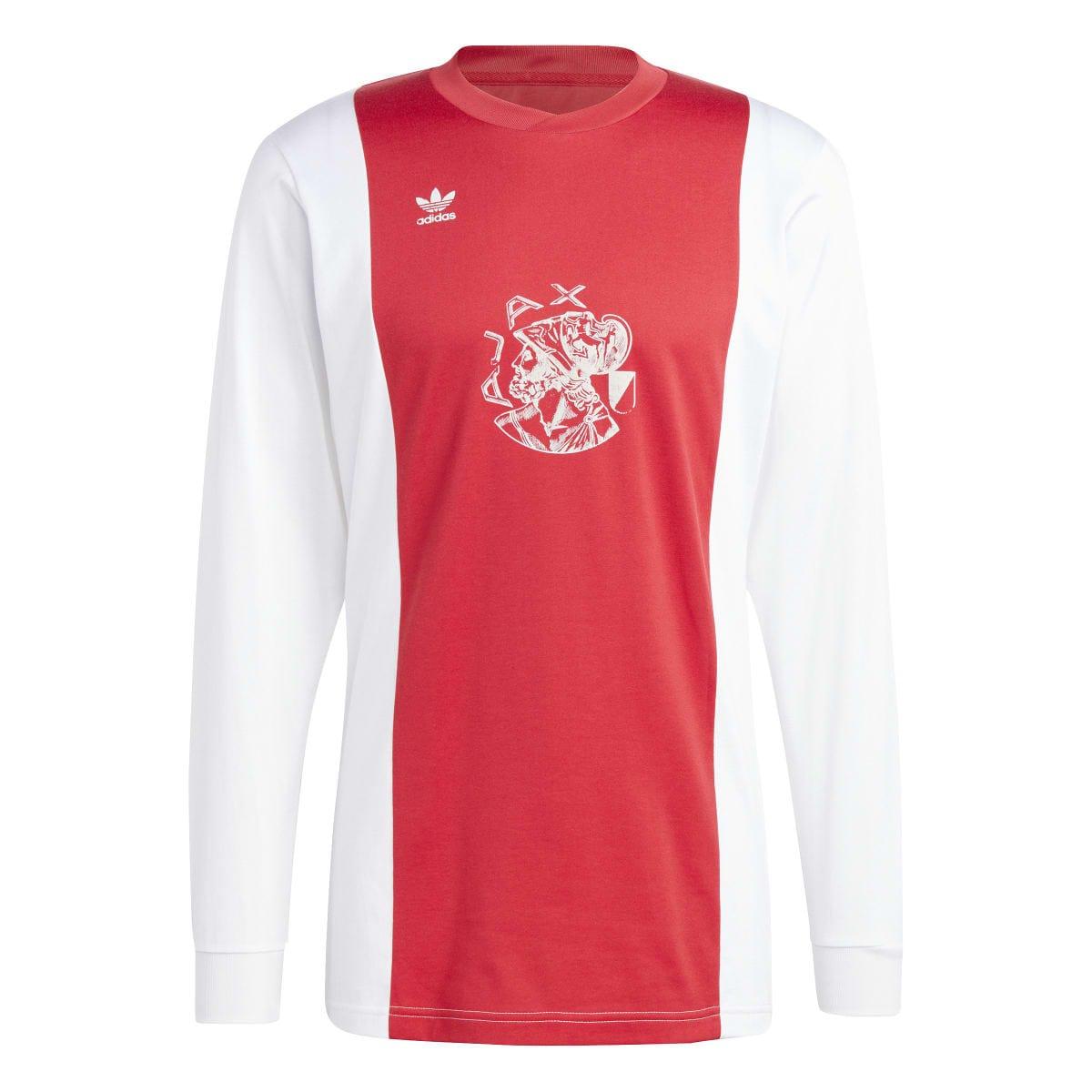 Red - Front - Adidas Mens OG Ajax Amsterdam Jersey