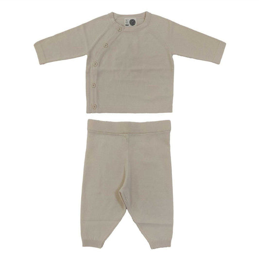Birch - Front - Pretty Green Baby Viscose Long-Sleeved Top And Leggings Set
