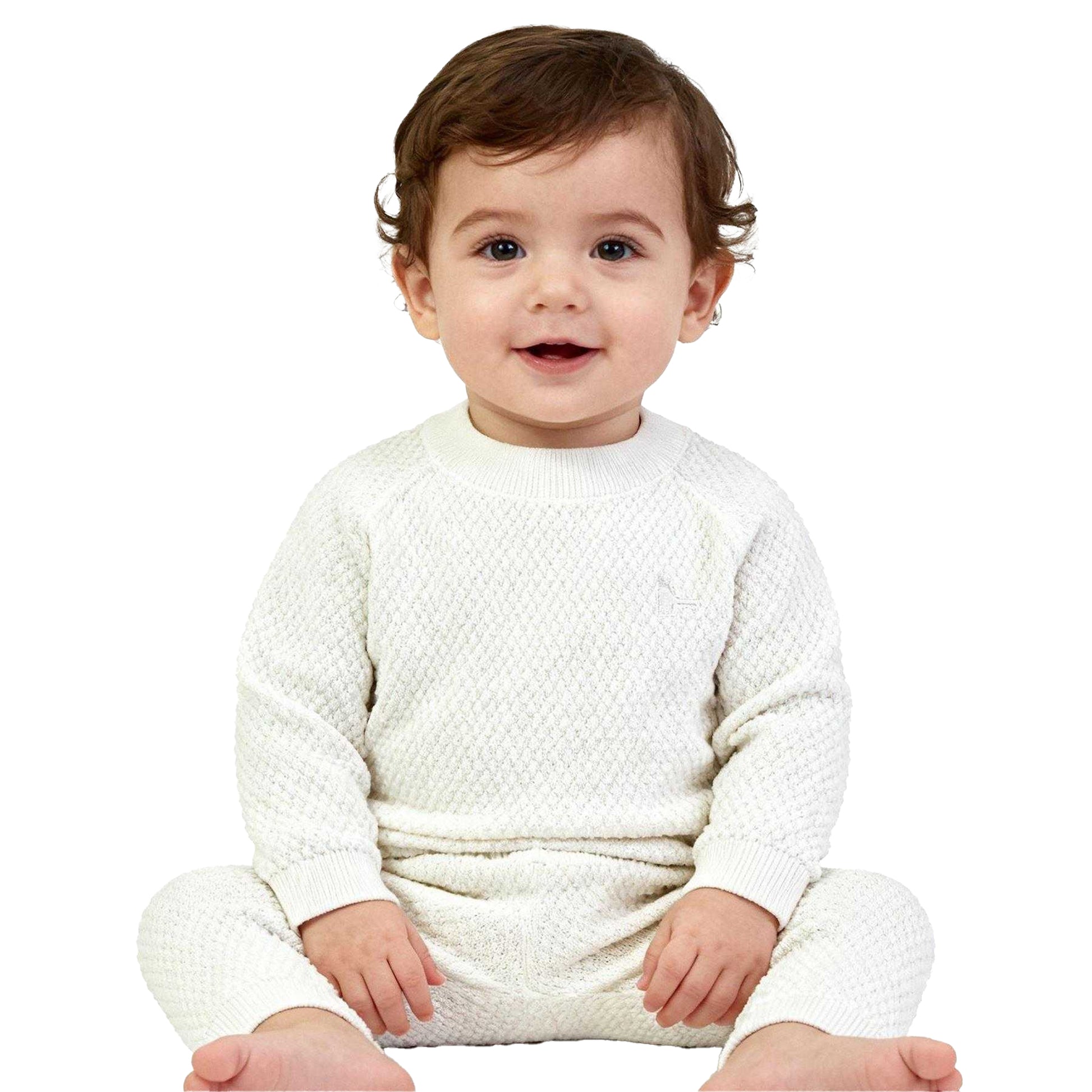 Off White - Close up - Jack Wills Baby Pointelle Loungewear Set