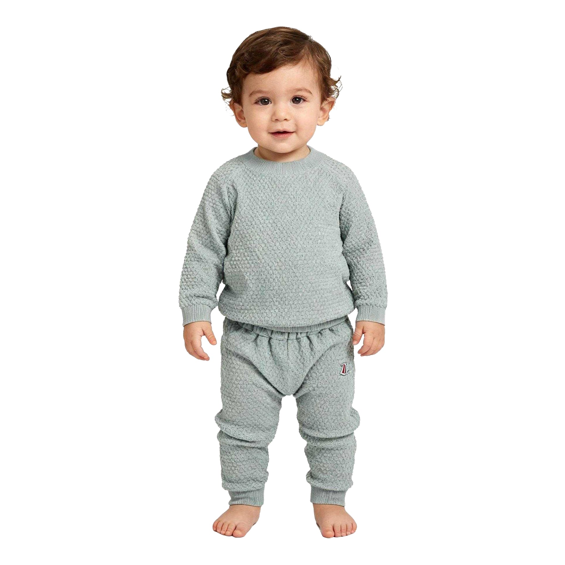 Baby Blue - Pack Shot - Jack Wills Baby Pointelle Loungewear Set