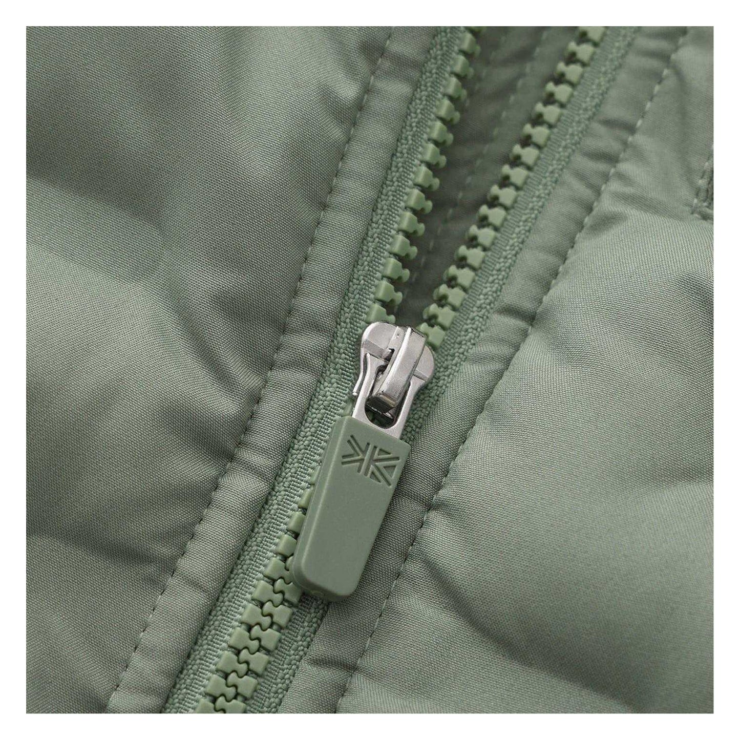 Khaki Green - Side - Karrimor Womens-Ladies Puffer Jacket
