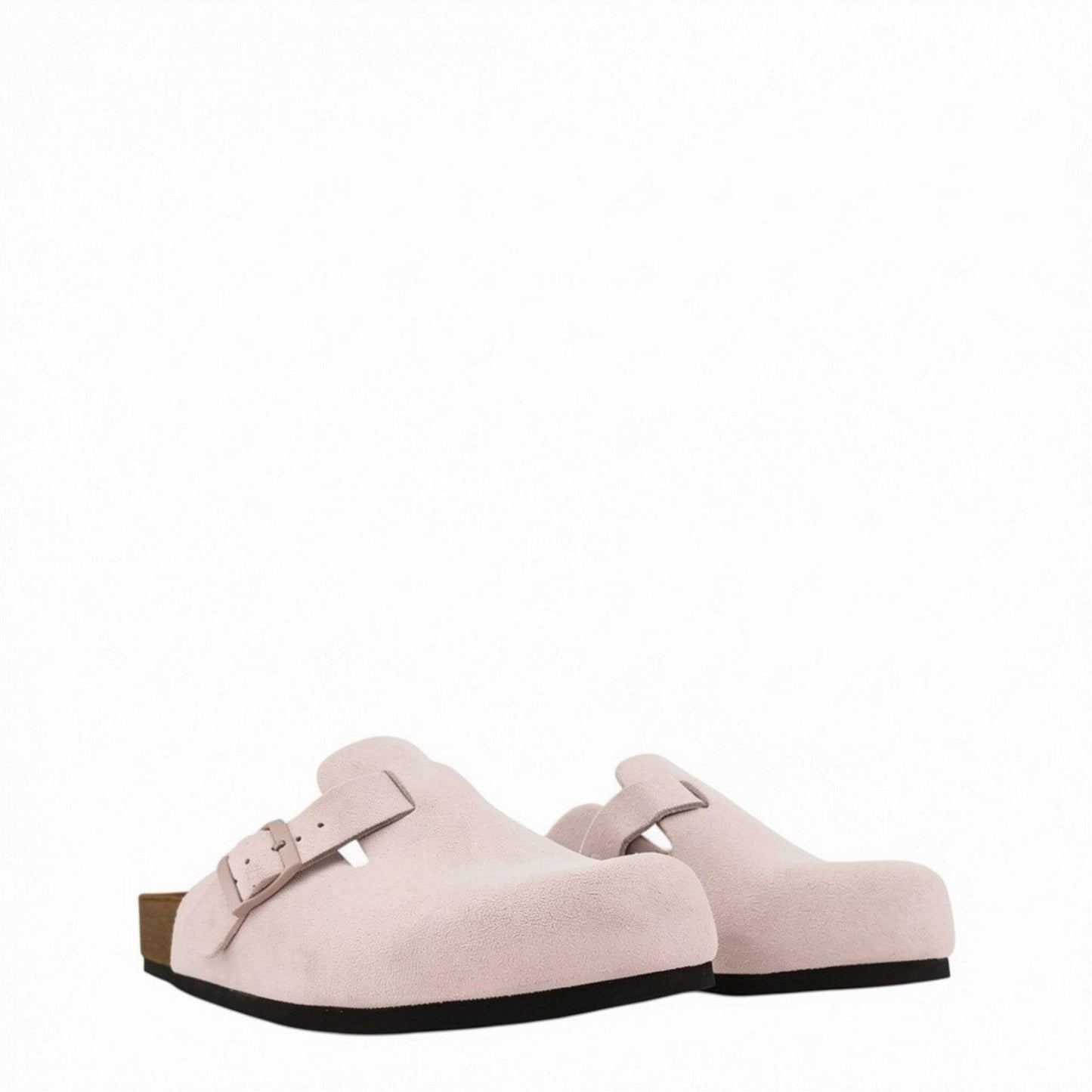 Soft Pink - Side - Jack Wills Womens-Ladies Leather Mule Sandals
