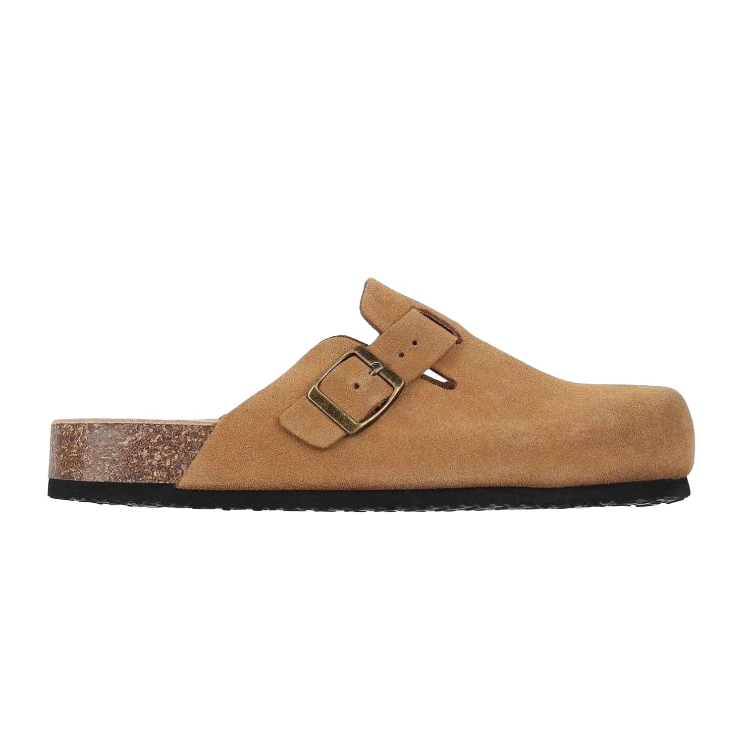 Tan - Front - Jack Wills Womens-Ladies Leather Mule Sandals