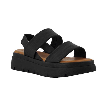 Black - Lifestyle - Dune London Womens-Ladies Location Leather Sandals