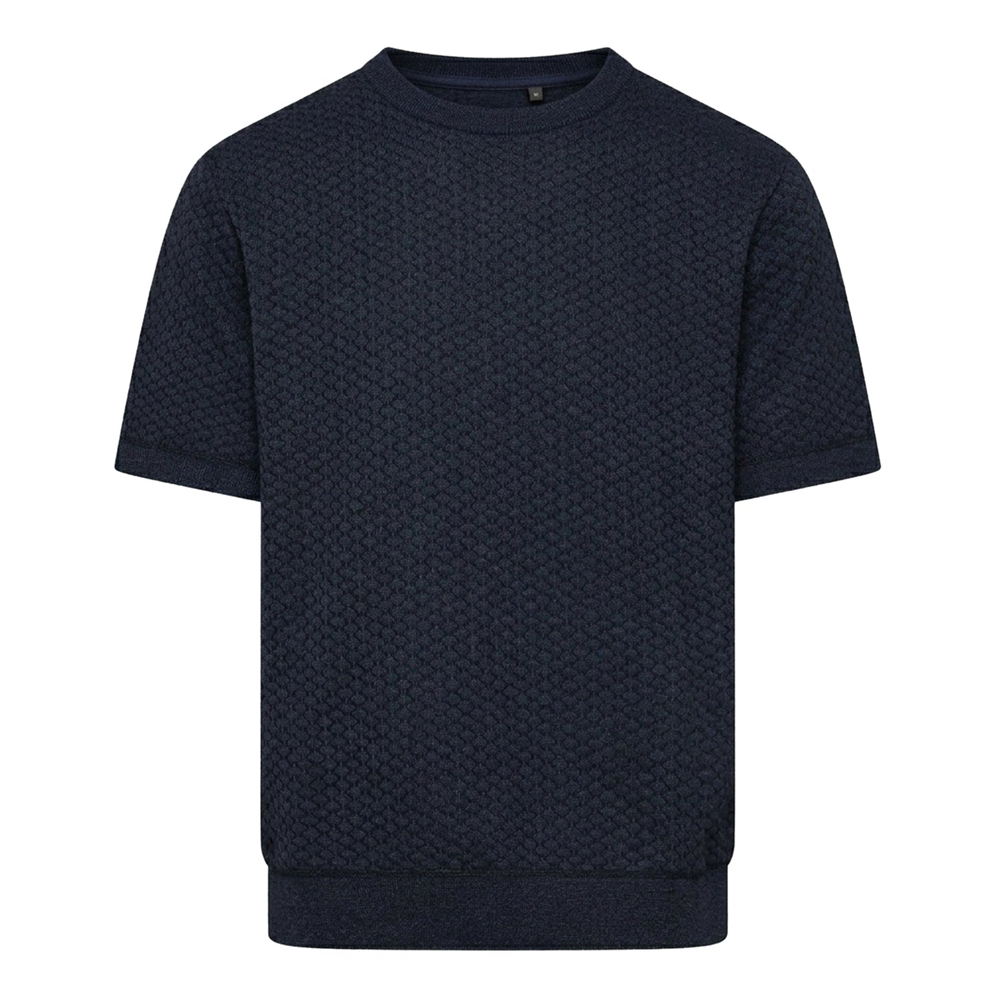 Blue - Front - Duck and Cover Mens Mataso Jacquard T-Shirt