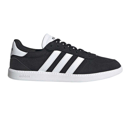 Grey-White-Gum - Front - Adidas Womens-Ladies Sleek Suede Trainers