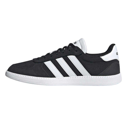 Navy-Pink-Gum - Side - Adidas Womens-Ladies Sleek Suede Trainers