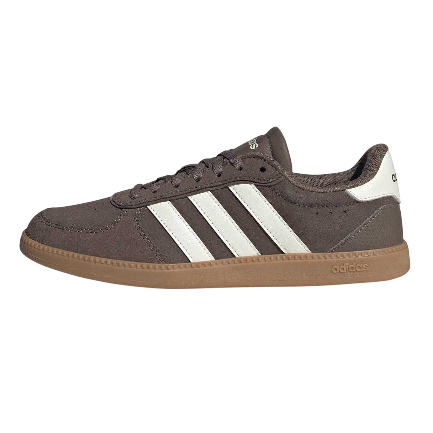 Brown-Pink - Back - Adidas Womens-Ladies Sleek Suede Trainers