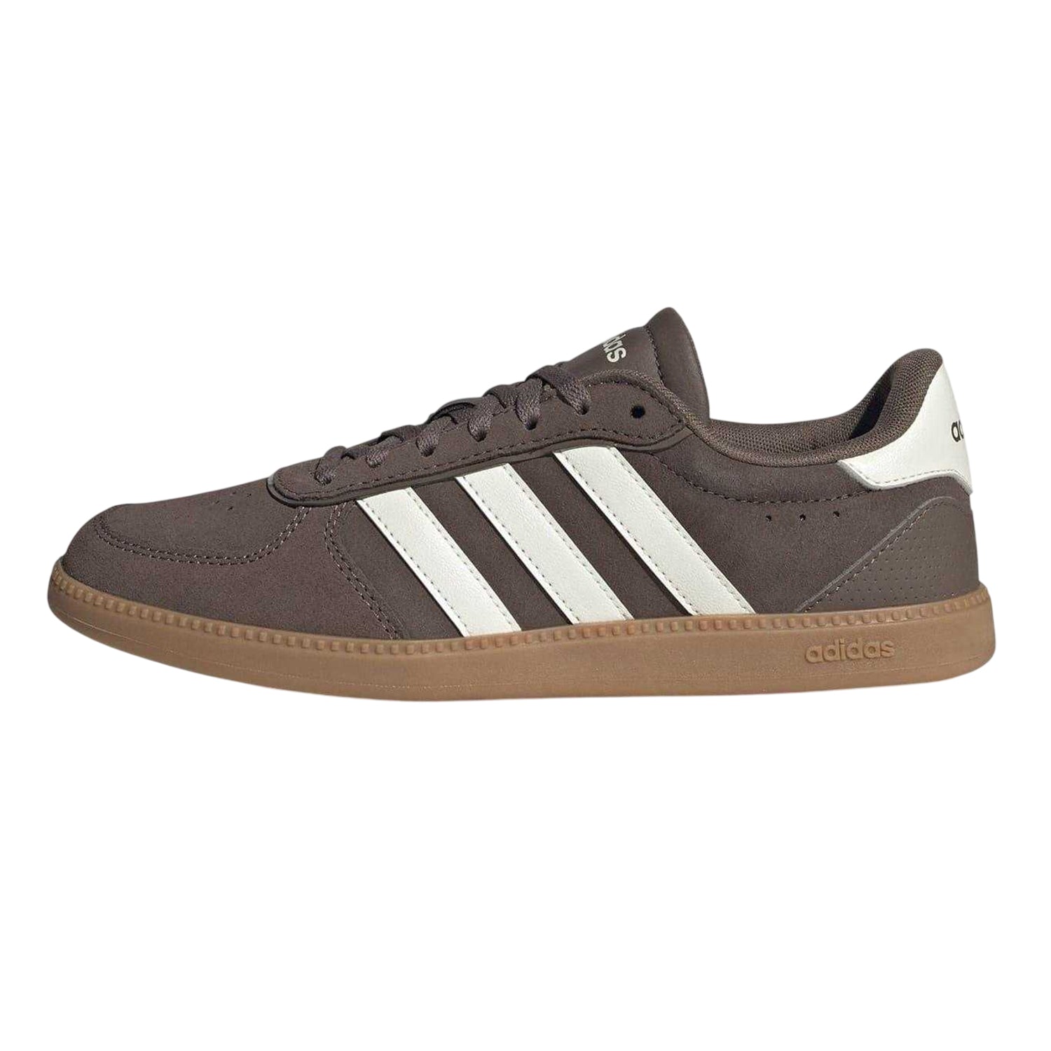 Brown-Pink - Back - Adidas Womens-Ladies Sleek Suede Trainers