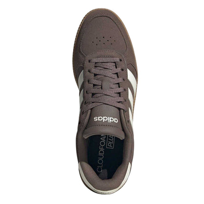 Brown-White-Gum - Lifestyle - Adidas Womens-Ladies Sleek Suede Trainers