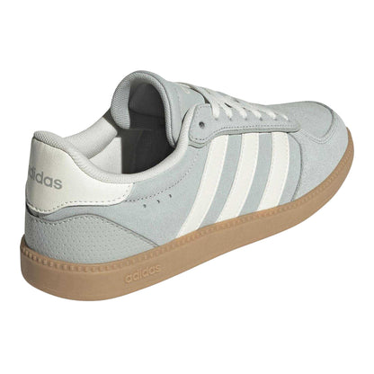 Brown-White-Gum - Close up - Adidas Womens-Ladies Sleek Suede Trainers