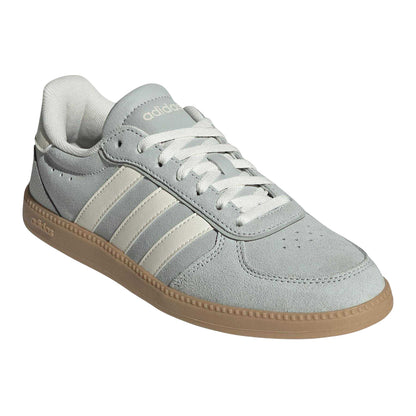 Brown-Pink - Close up - Adidas Womens-Ladies Sleek Suede Trainers