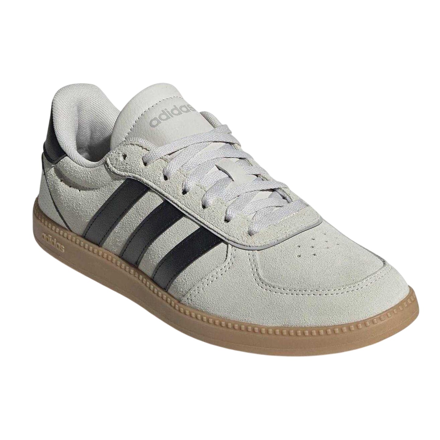 Beige - Pack Shot - Adidas Womens-Ladies Sleek Suede Trainers