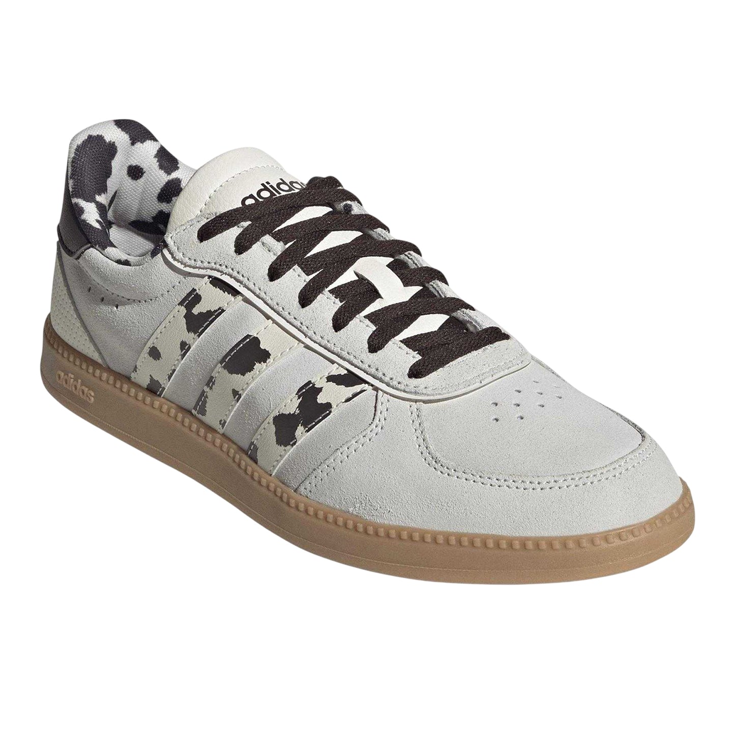 Off White - Pack Shot - Adidas Womens-Ladies Sleek Suede Trainers