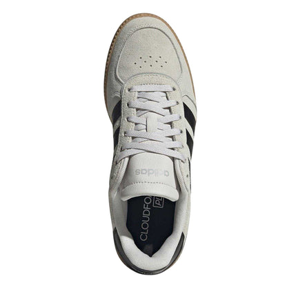 Beige-Black-Gum - Lifestyle - Adidas Womens-Ladies Sleek Suede Trainers