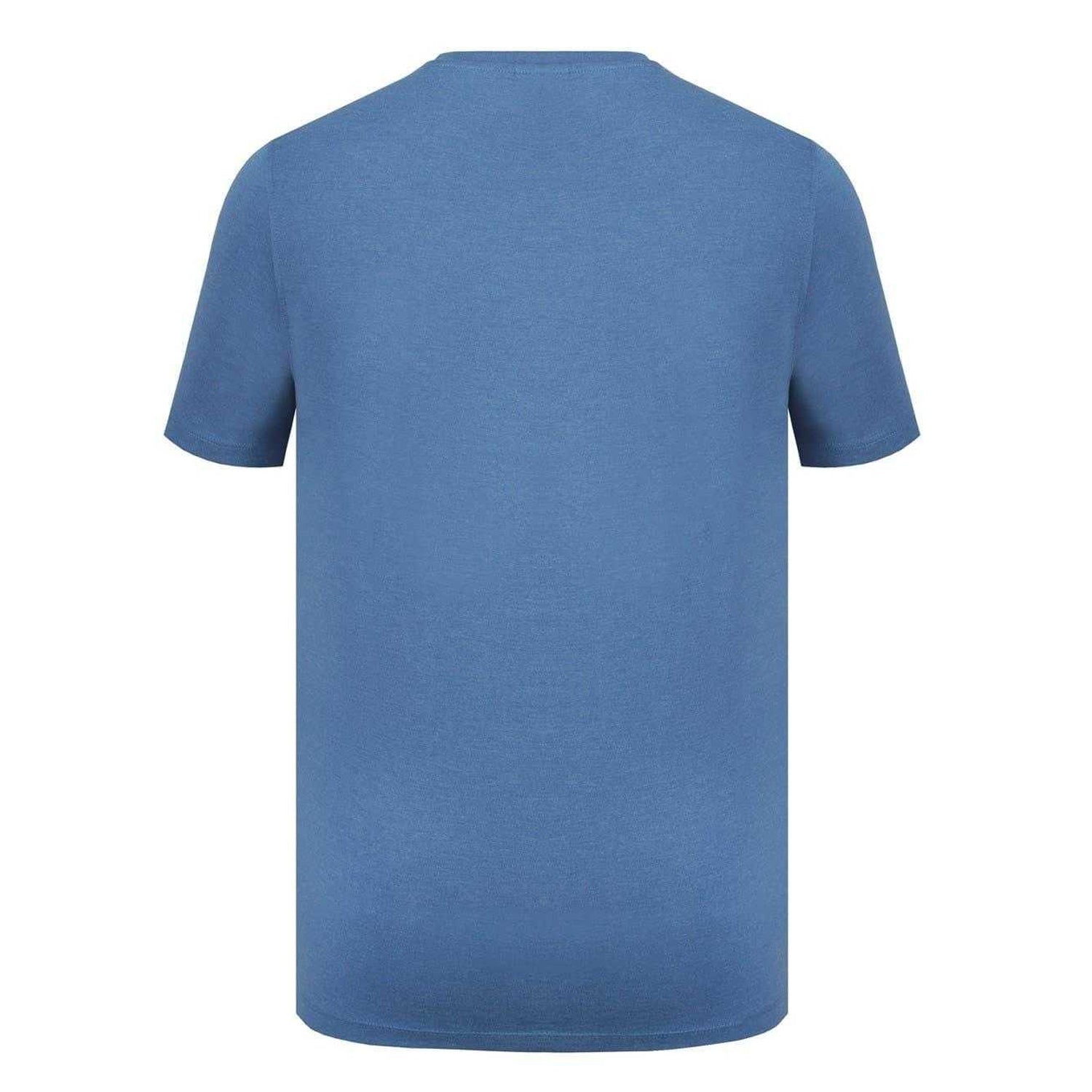 Denim Blue Marl - Back - Slazenger Mens 3D Logo T-Shirt