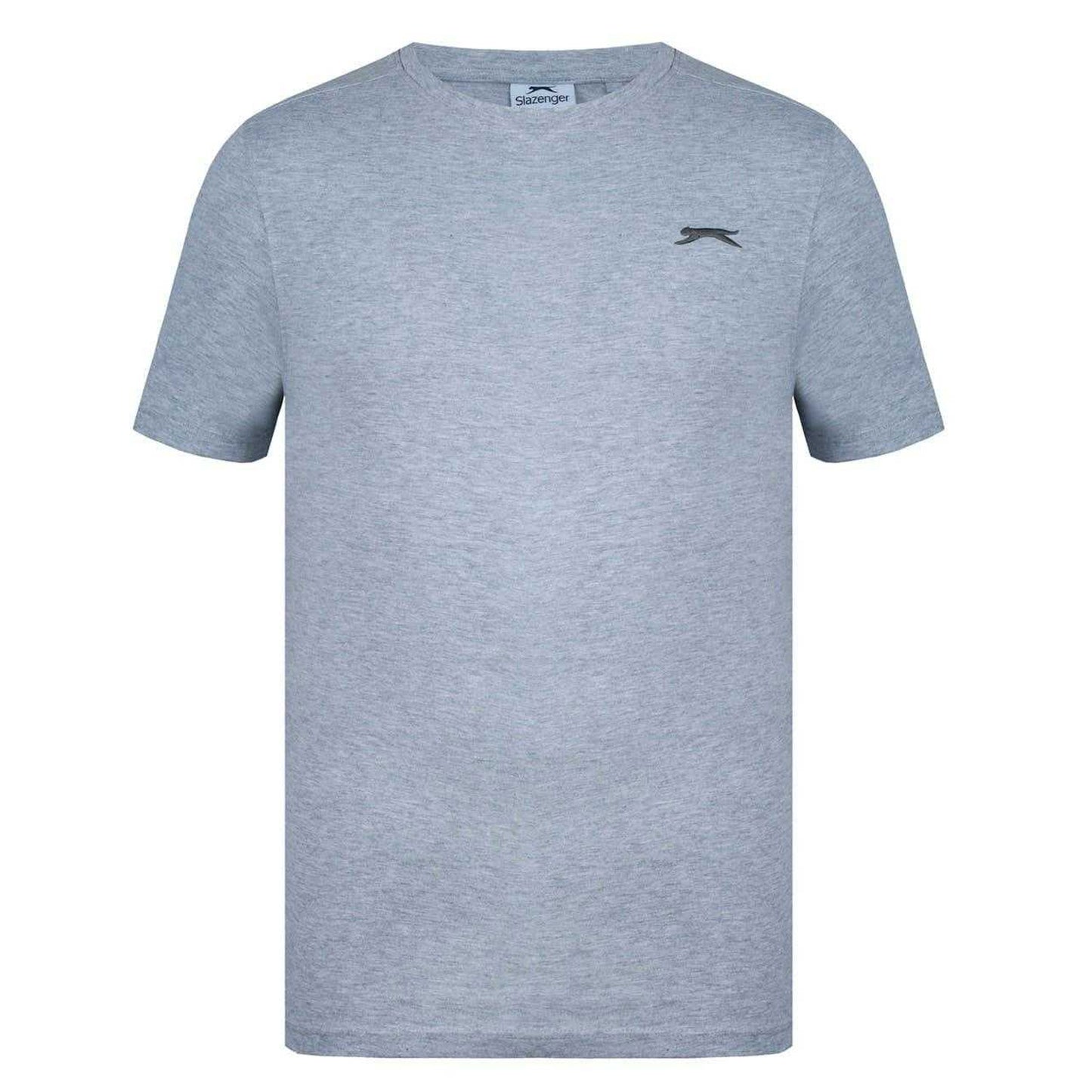 Grey Marl Marl - Front - Slazenger Mens 3D Logo T-Shirt