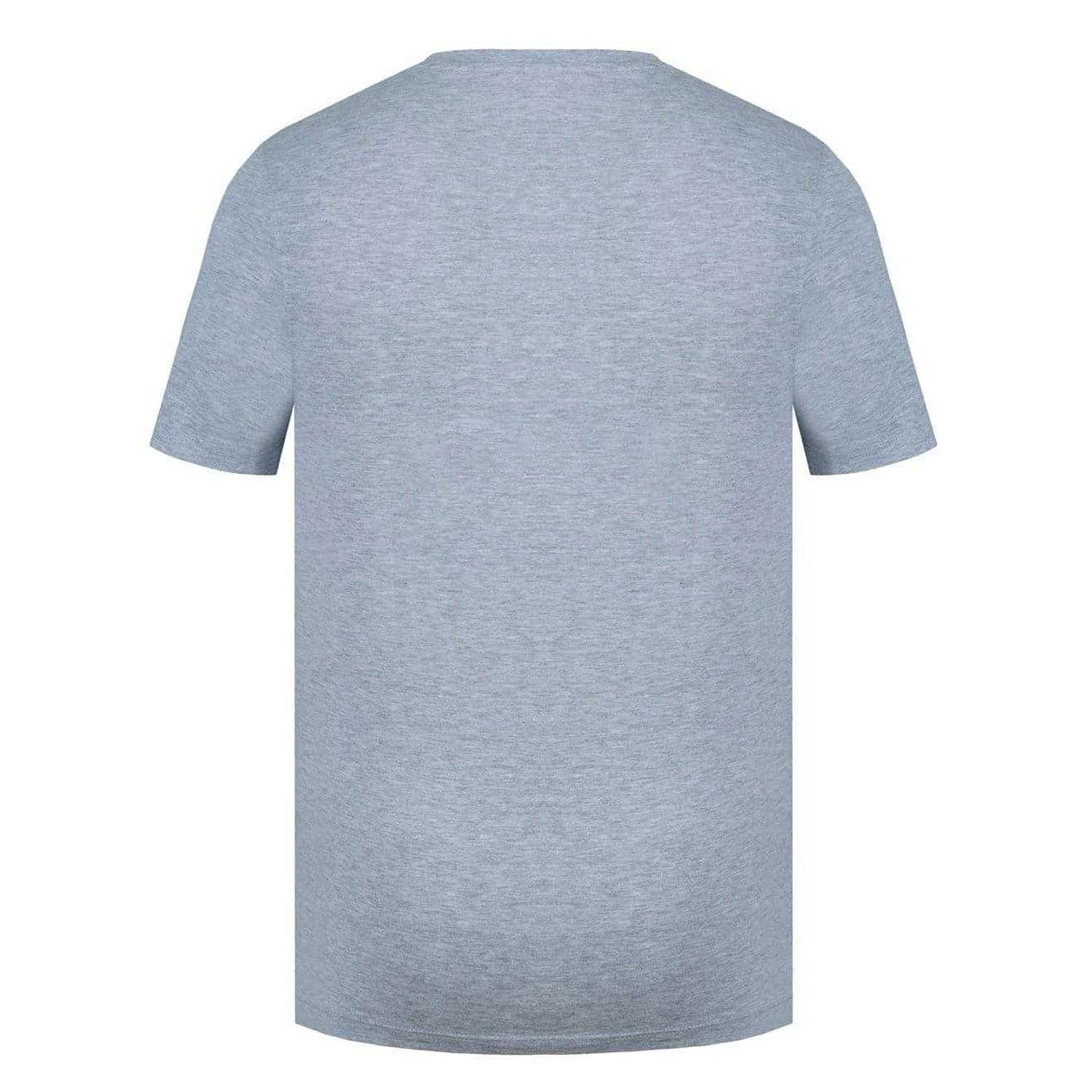 Grey Marl Marl - Back - Slazenger Mens 3D Logo T-Shirt