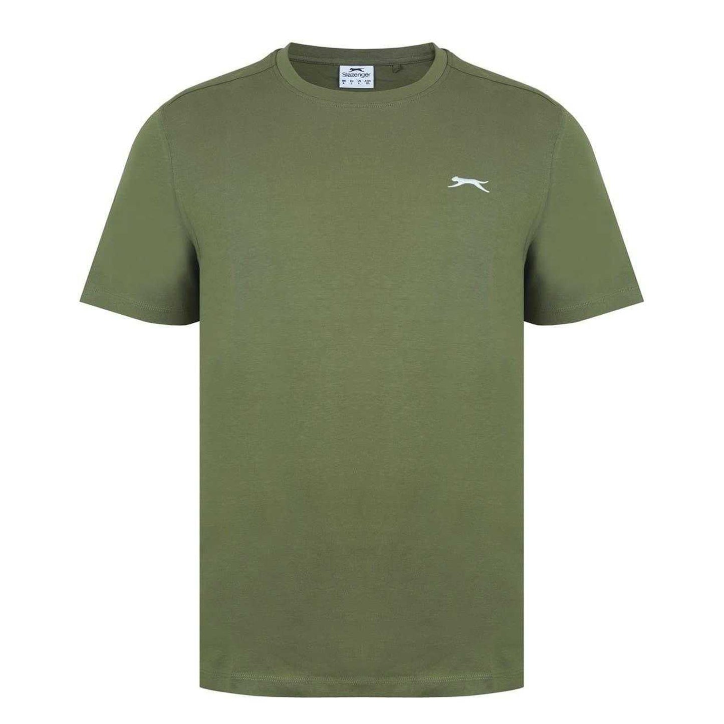 Khaki - Front - Slazenger Mens 3D Logo T-Shirt