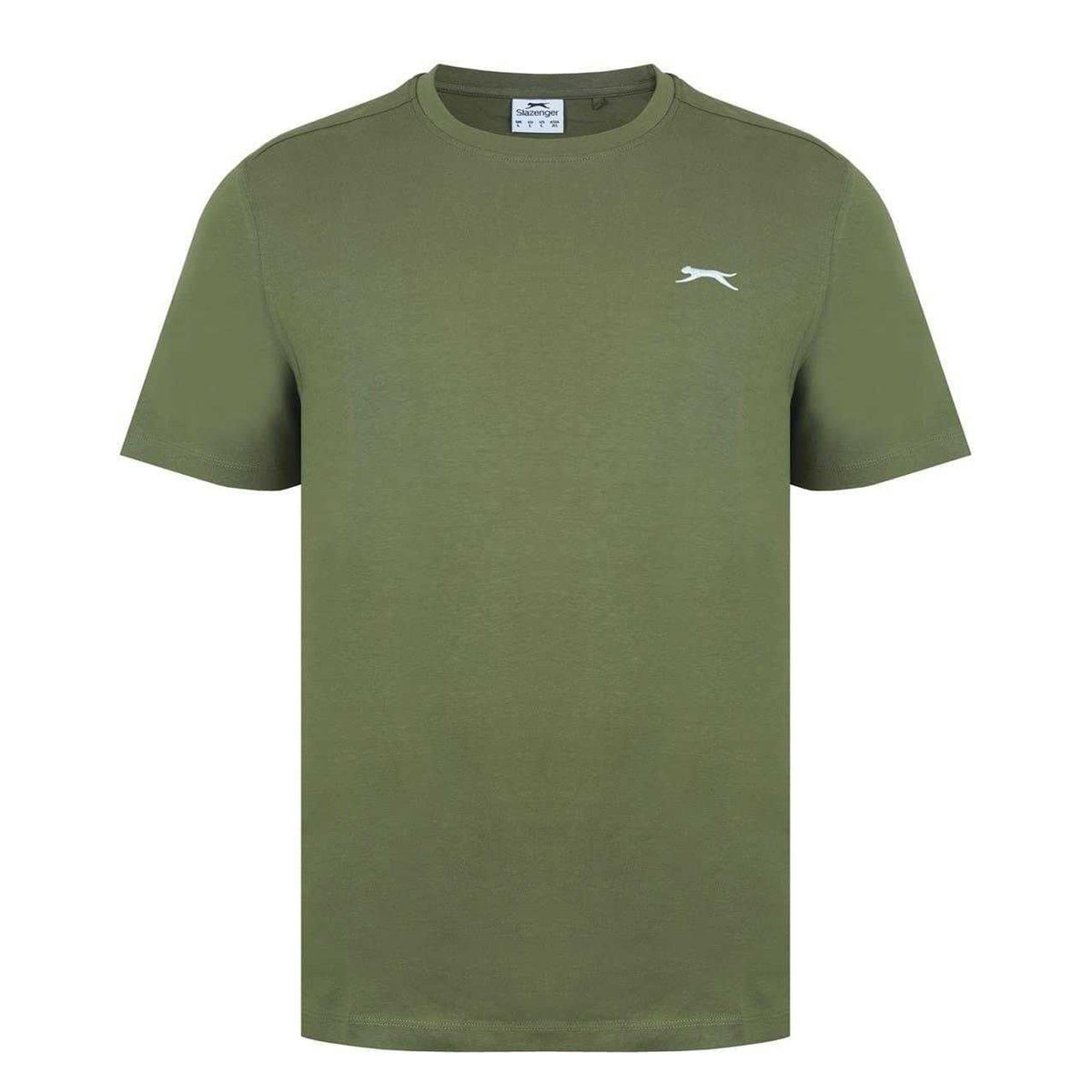 Khaki - Front - Slazenger Mens 3D Logo T-Shirt