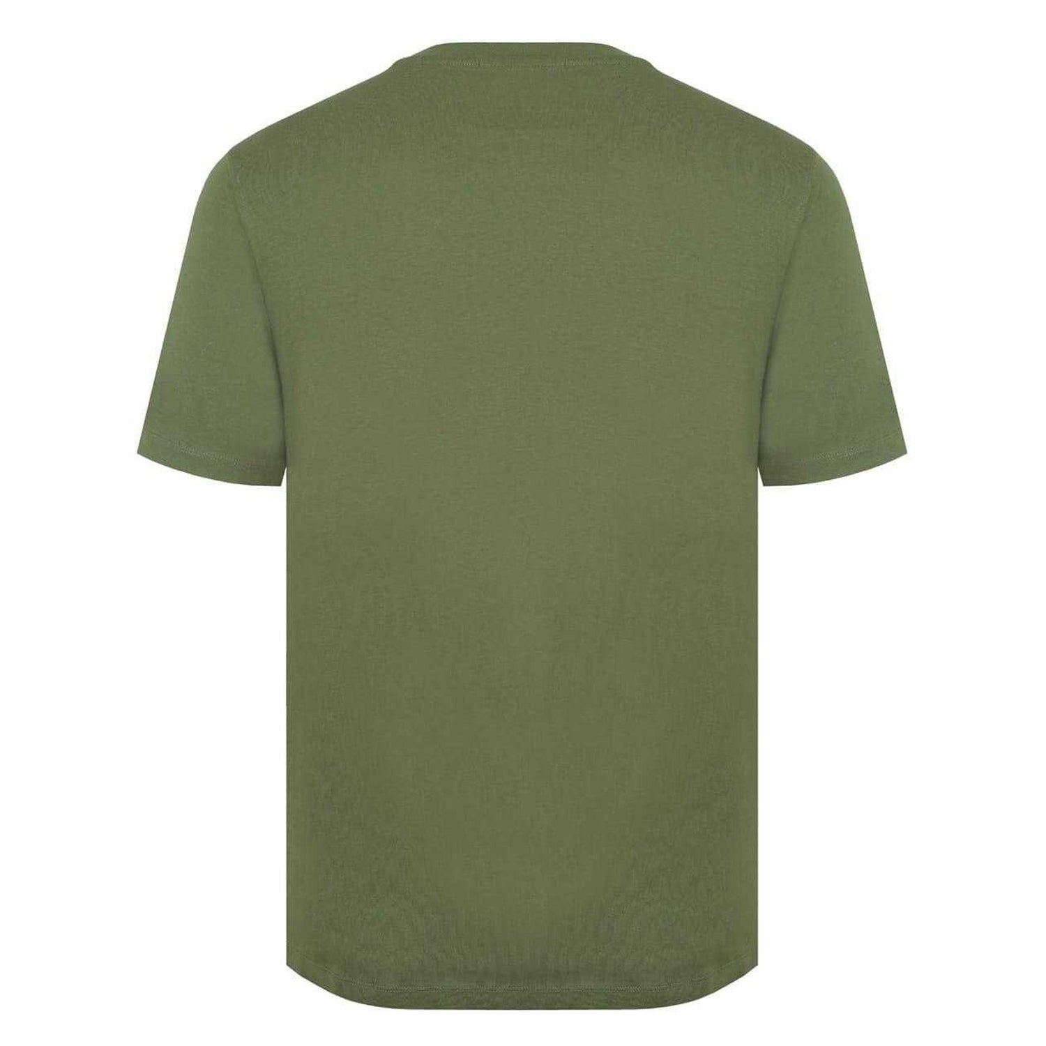 Khaki - Back - Slazenger Mens 3D Logo T-Shirt