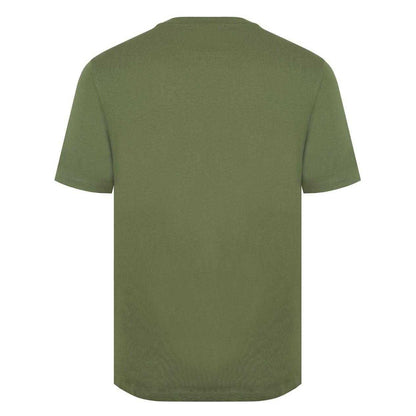 Khaki - Back - Slazenger Mens 3D Logo T-Shirt