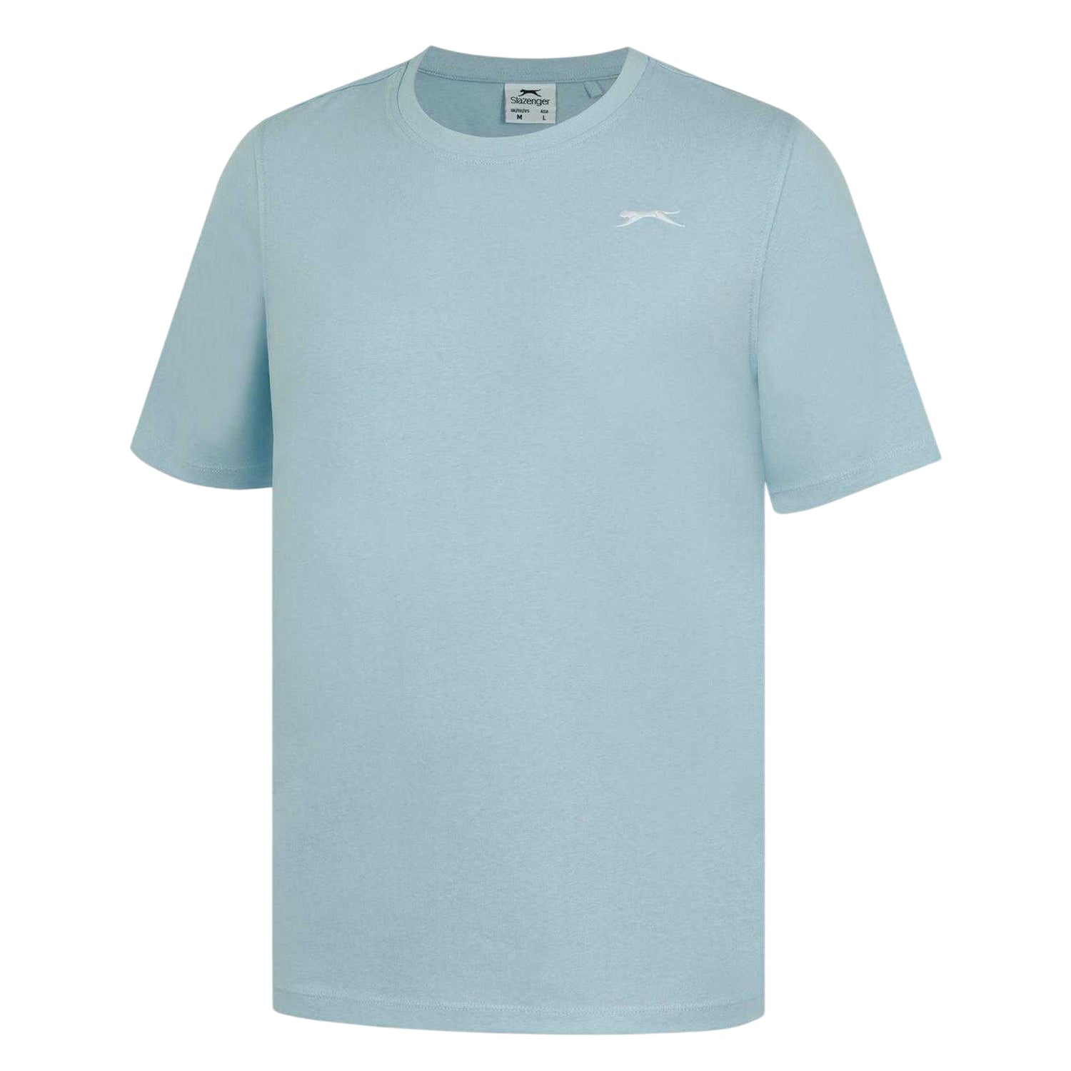 Light Blue - Side - Slazenger Mens 3D Logo T-Shirt