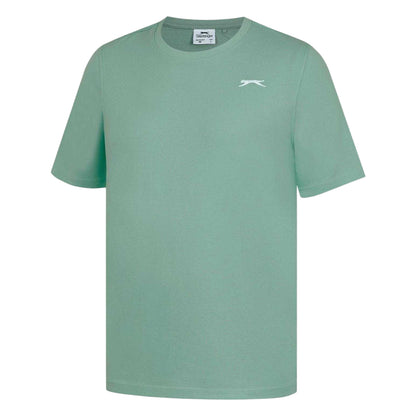 Light Green - Side - Slazenger Mens 3D Logo T-Shirt