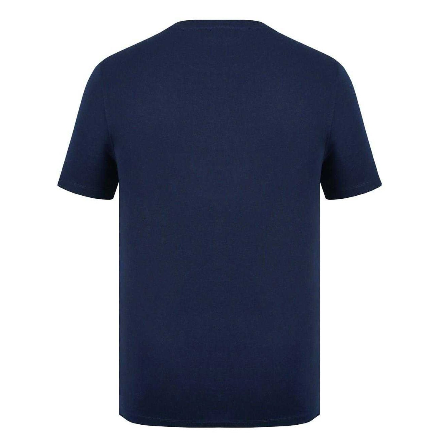 Navy - Back - Slazenger Mens 3D Logo T-Shirt