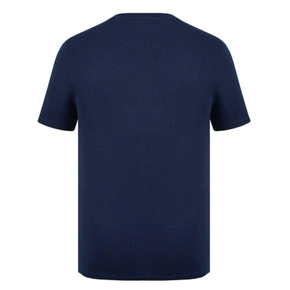Navy - Back - Slazenger Mens 3D Logo T-Shirt