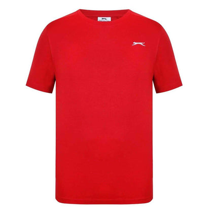 Red - Front - Slazenger Mens 3D Logo T-Shirt