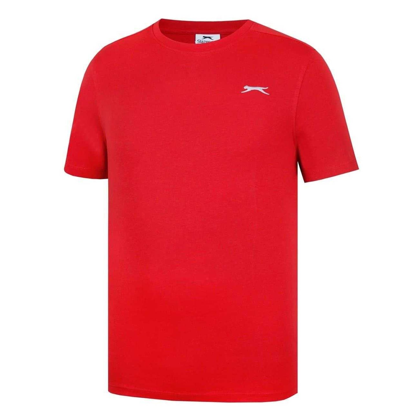Red - Side - Slazenger Mens 3D Logo T-Shirt