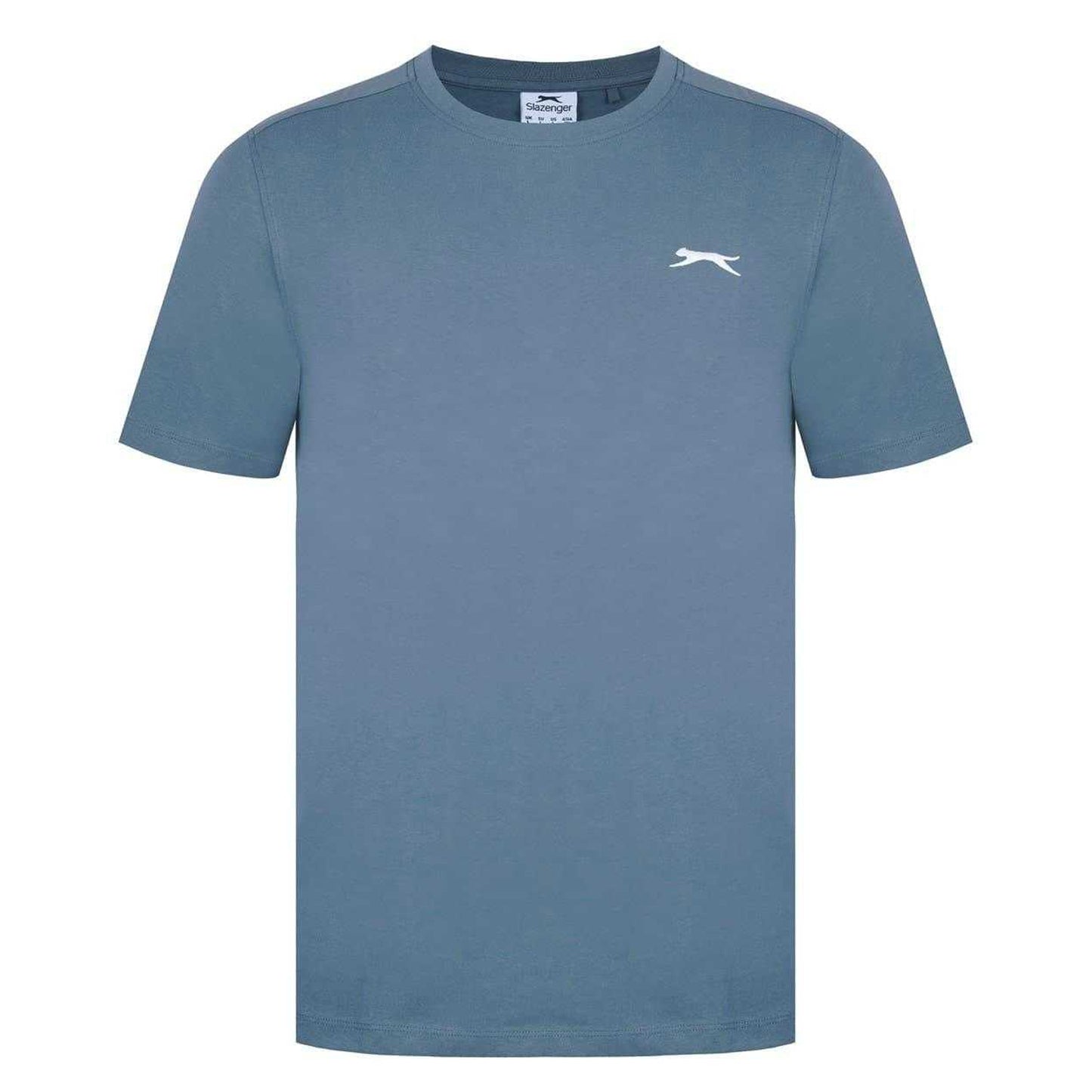 Slate - Front - Slazenger Mens 3D Logo T-Shirt