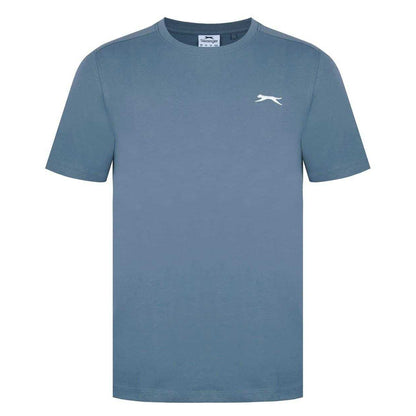 Slate - Front - Slazenger Mens 3D Logo T-Shirt