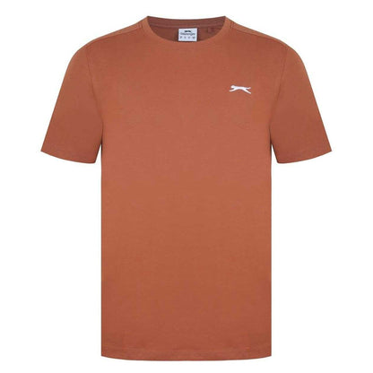 Terracotta - Front - Slazenger Mens 3D Logo T-Shirt