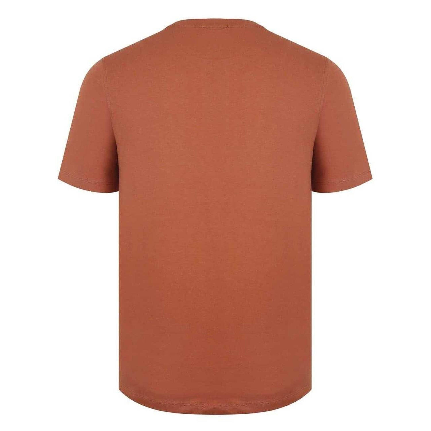 Terracotta - Back - Slazenger Mens 3D Logo T-Shirt