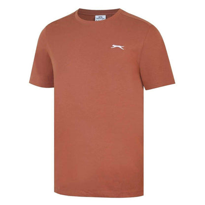 Terracotta - Side - Slazenger Mens 3D Logo T-Shirt