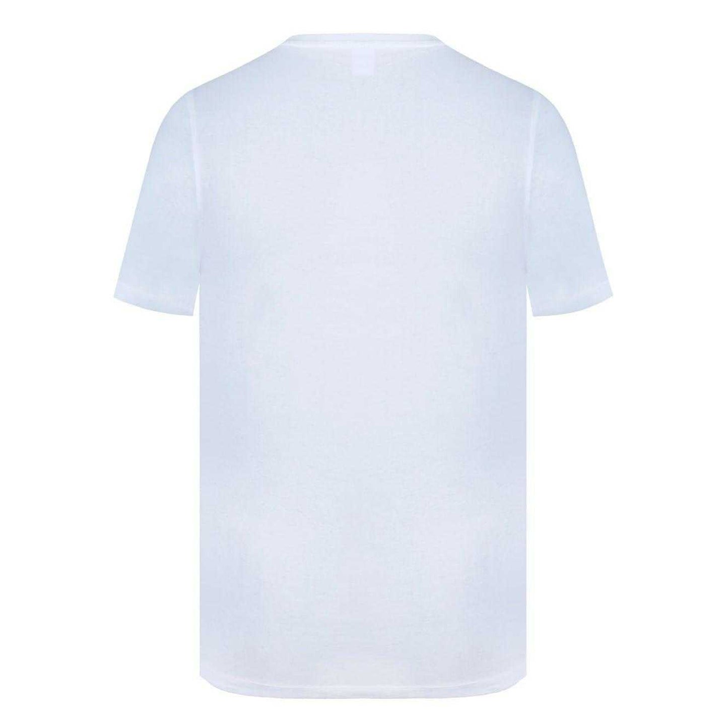 White - Back - Slazenger Mens 3D Logo T-Shirt