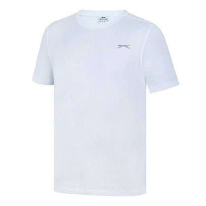 White - Side - Slazenger Mens 3D Logo T-Shirt