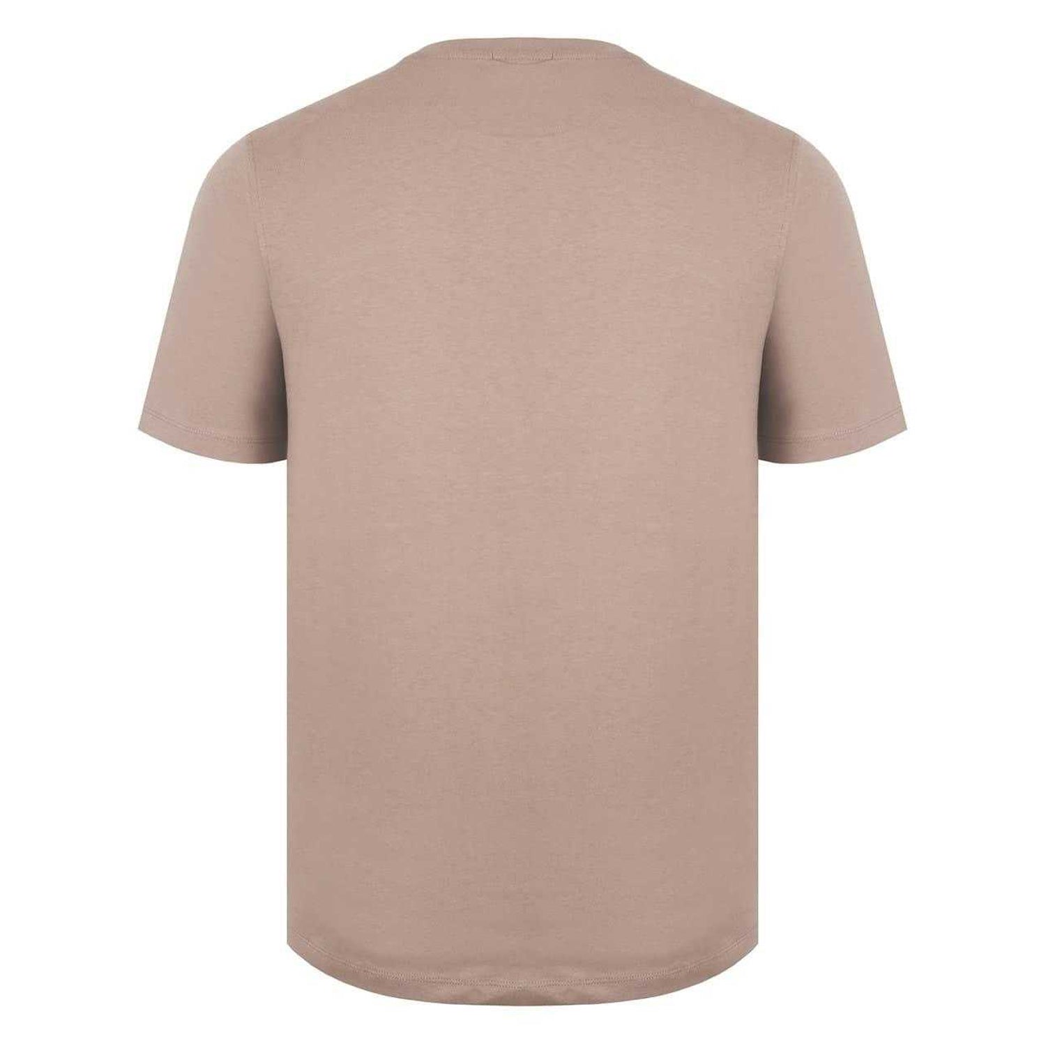 Dark Beige - Back - Slazenger Mens 3D Logo T-Shirt