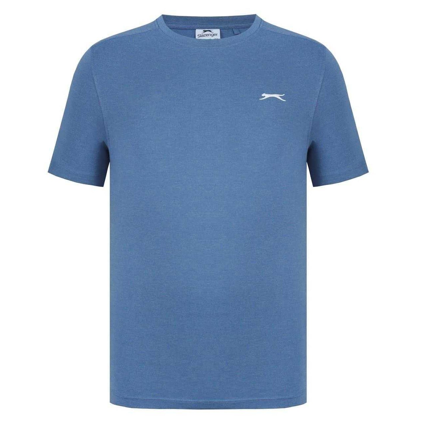 Denim Blue Marl - Front - Slazenger Mens 3D Logo T-Shirt