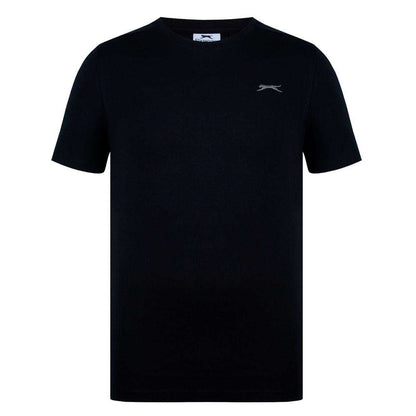 Black - Front - Slazenger Mens 3D Logo T-Shirt