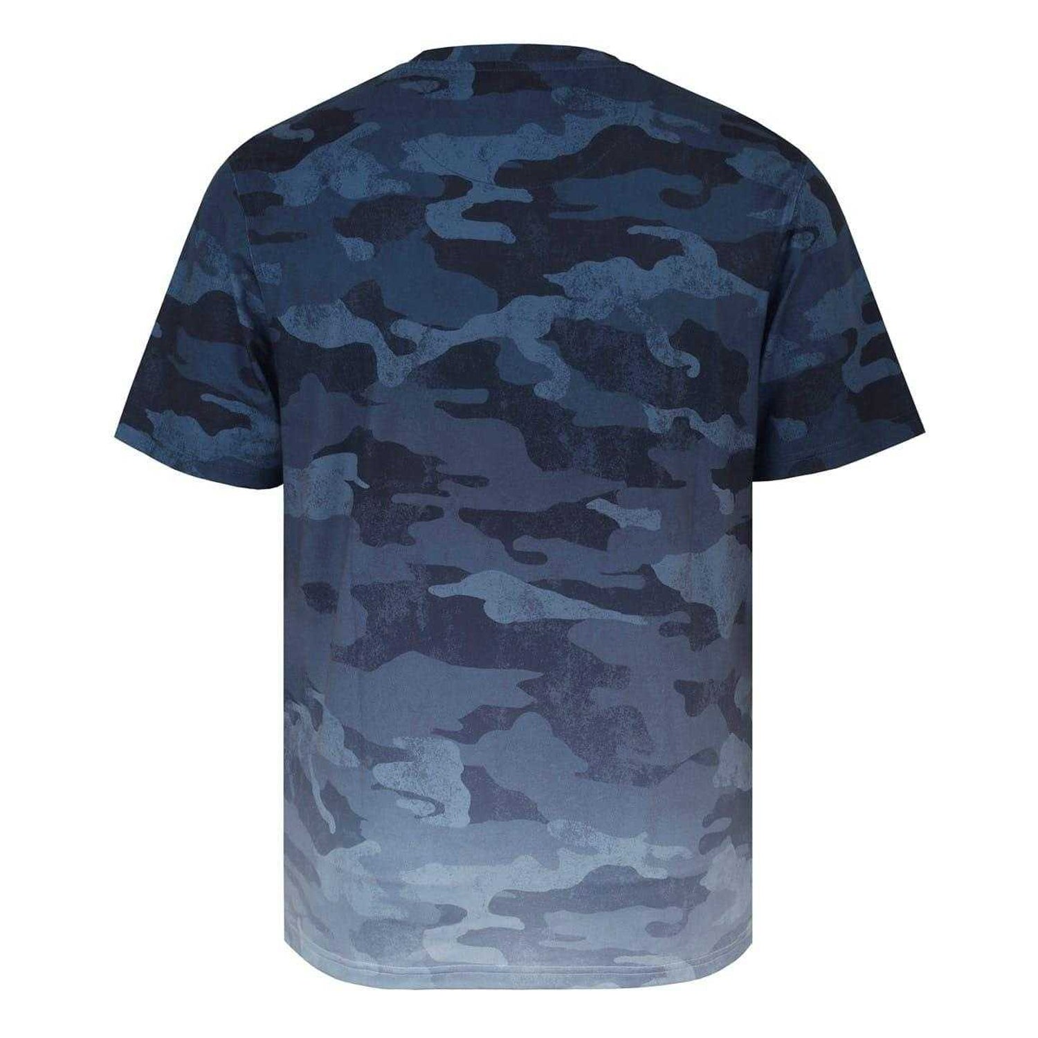 Navy - Back - Firetrap Mens Sub All-Over Print T-Shirt