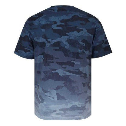 Navy - Back - Firetrap Mens Sub All-Over Print T-Shirt