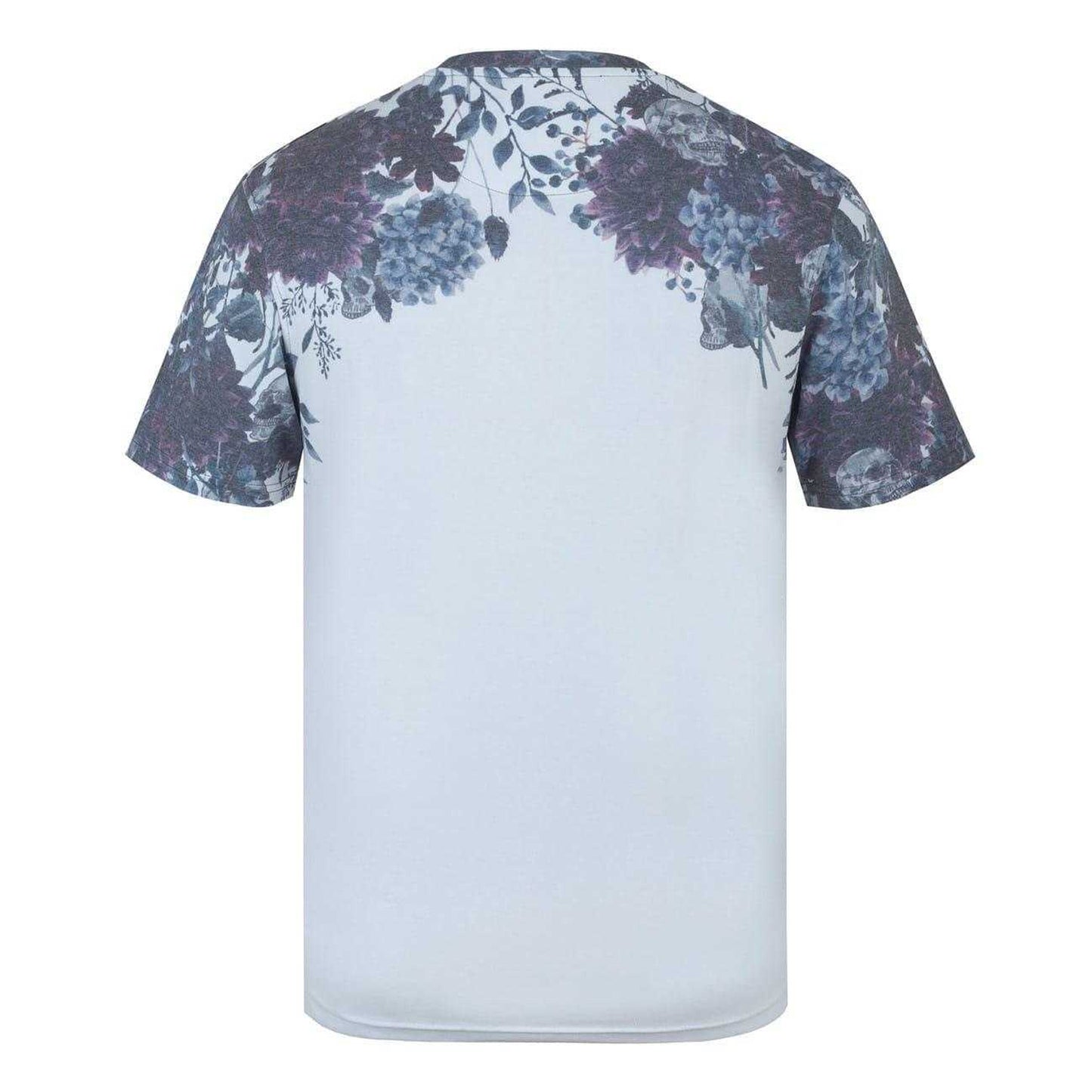 White-Navy - Back - Firetrap Mens Sub All-Over Print T-Shirt