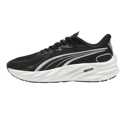Black-White - Back - Puma Mens Velocity Nitro 4 Trainers
