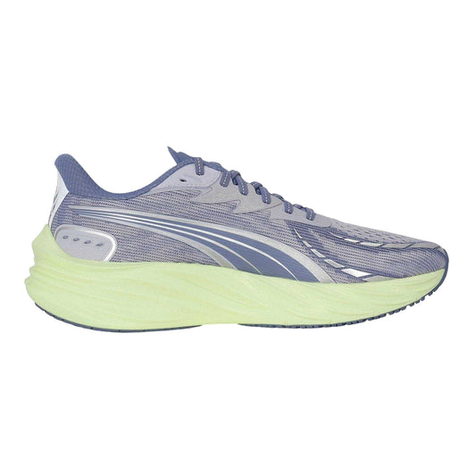Silver-Lime - Front - Puma Mens Velocity Nitro 4 Trainers
